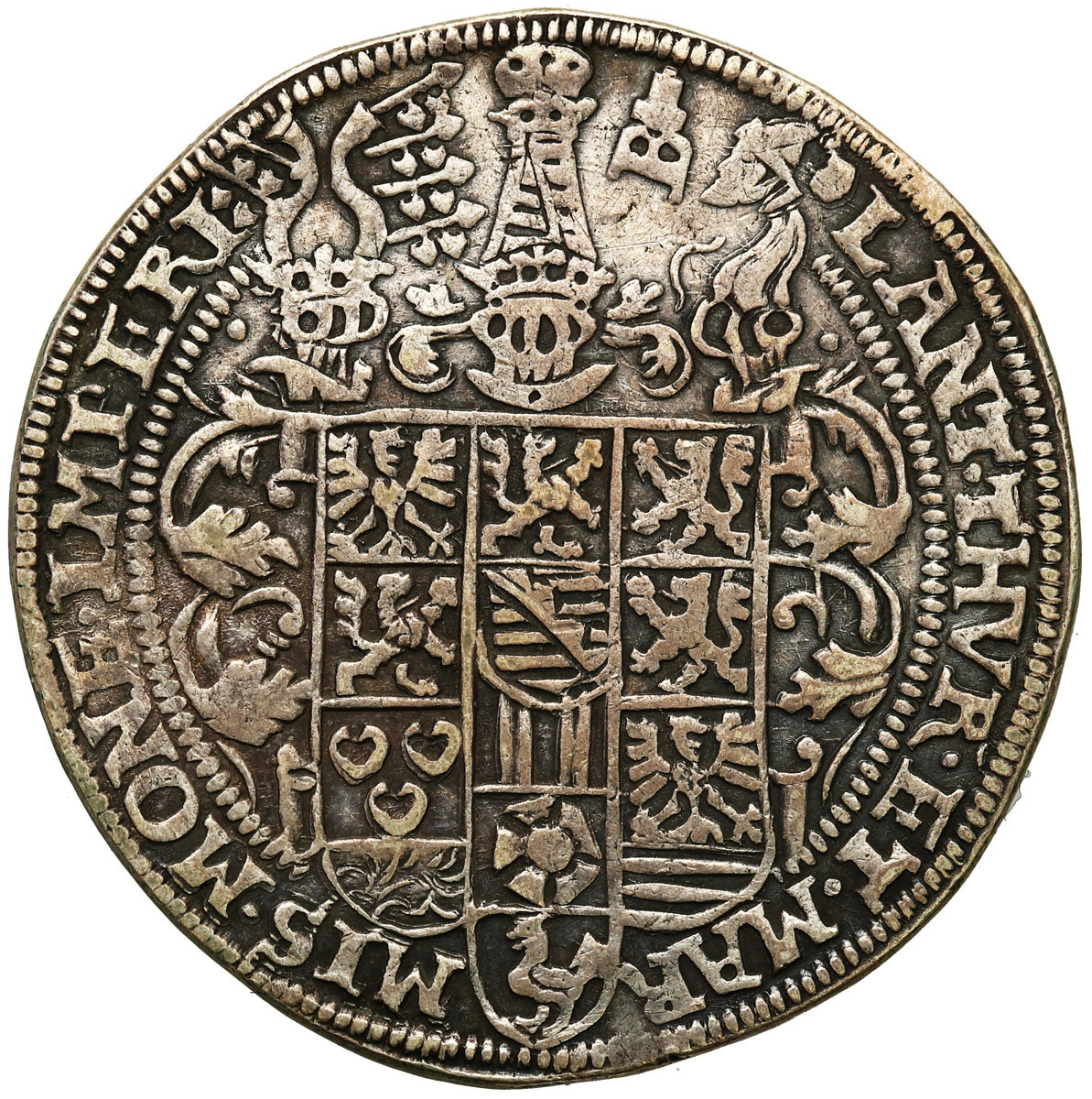 Niemcy, Sachsen-Weimar. Friedrich Wilhelm I i Johann III (1573-1603). Talar 1592, Saalfeld